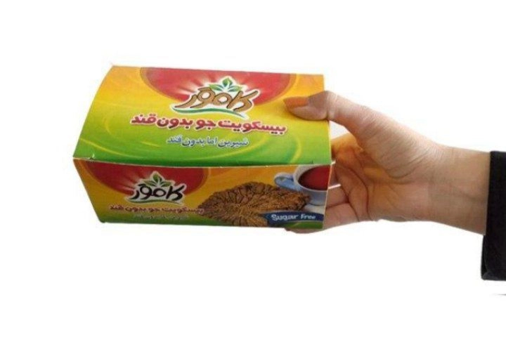 بیسکویت جو بدون شکر و رژیمی کامور